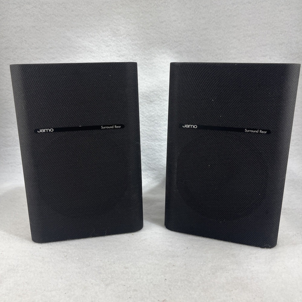 JAMO Surround Rear pair speakers -made In Denmark, Black Compact